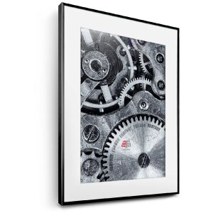 Ramă foto FramesFactory Aluminiu 62x93 cm negru