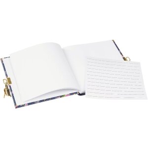 Goldbuch Jurnal Păsări Tropicale Albastru 16x16 cm cu Lacăt