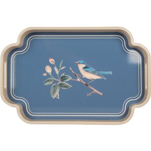 Clayre & Eef 6H2459 Dekoratives Tablett Set 2 46x30x5 / 35x24x5 cm