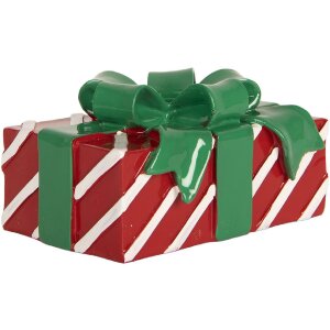 Clayre & Eef 6PR5772 Kerzenständer 13x9x7 cm Rot...