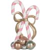 Clayre & Eef Decorațiune Baton de Bomboane Roz Auriu 19x14x30 cm