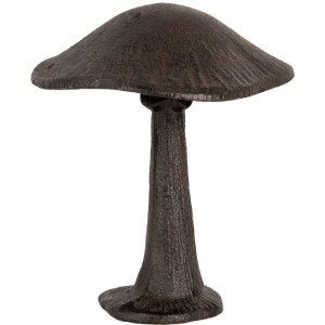 Clayre & Eef 6Y5745 Dekoration Pilz 12x11x15 cm braun