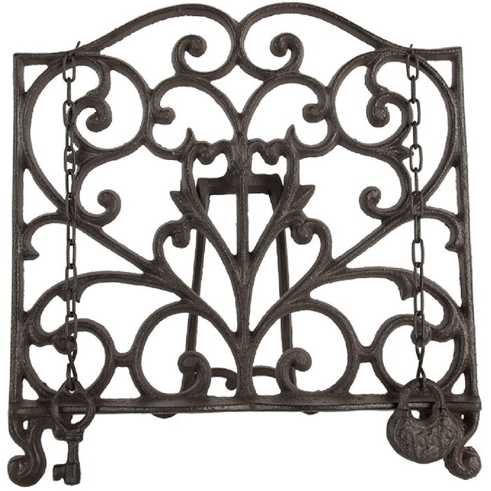 Clayre & Eef 6Y5751 Büchständer 27x5x27 cm aus Eisen