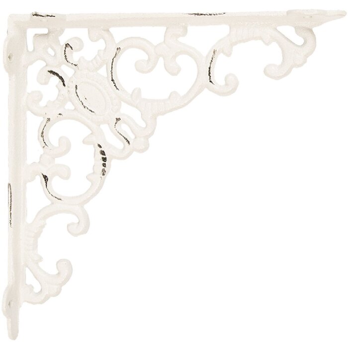 Clayre & Eef 6Y5759 Ziergitter 4x21x21 cm Weiß