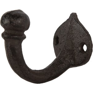 Clayre & Eef 6Y5767 Wandhaken 4x7x6 cm Braun