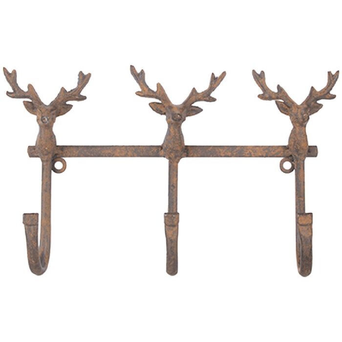 Clayre & Eef 6Y5948 Garderobe 27x5x15 cm braun