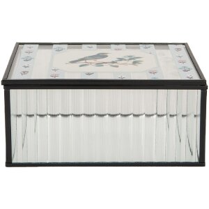 Clayre & Eef 6Y5949 Schachtel aus Metall 18x14x8 cm