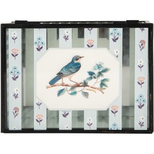 Clayre & Eef 6Y5949 Cutie Metalică Decorativă 18x14x8 cm