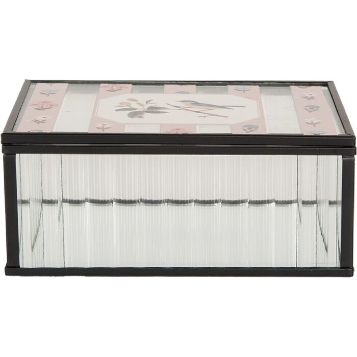 Clayre & Eef Cutie Metalică 15x10x6 cm Transparentă