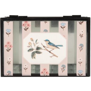 Clayre & Eef Cutie Metalică 15x10x6 cm Transparentă