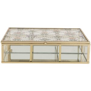 Clayre & Eef 6Y5952 Cutie Metalică Decorativă 20x16x5 cm