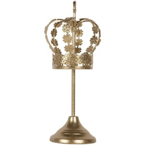 Clayre & Eef 6Y5957 Dekoration Krone Ø 12x30 cm Gold