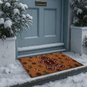 Clayre & Eef CGMMC Covor de intrare 75x45 cm Braun-Grün