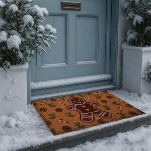 Clayre & Eef CGMMC Covor de intrare 75x45 cm Braun-Grün