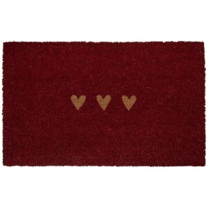 Clayre & Eef MC273 Türmatte 75x45x1 cm Rot und...