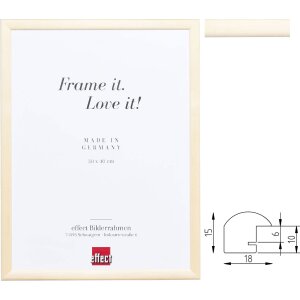 Ramă foto din lemn Profil 45 Kiefer Natur – diverse dimensiuni și tipuri de sticlă