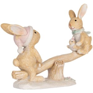 Clayre & Eef 6PR5881 Dekoration Kaninchen 16x6x11 cm...