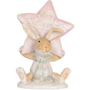 Clayre & Eef 6PR5884 Dekoration Kaninchen 8x5x11 cm