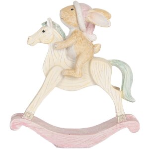 Clayre & Eef 6PR5888 Dekoration Kaninchen 13x4x14 cm