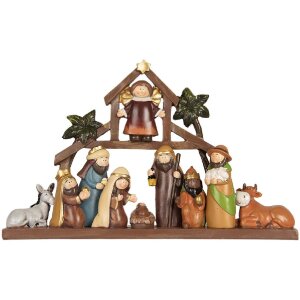 Clayre & Eef 6PR5895 Weihnachtsgruppe 32x5x20 cm