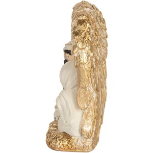 Clayre & Eef 6PR5898 Weihnachtsgruppe 12x6x13 cm Goldfarben Weiß