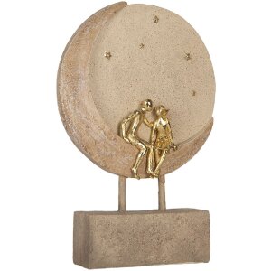 Clayre & Eef 6PR5909 Paar sitzend auf Mond 18x5x26 cm...
