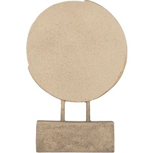Clayre & Eef 6PR5909 Paar sitzend auf Mond 18x5x26 cm Beige Goldfarbig