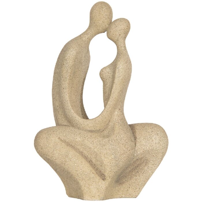 Clayre & Eef Decorațiune Pereche Șezând Bej 16x8x25 cm