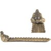 Clayre & Eef Suport Bețișoare Parfumate Buddha Argintiu Auriu 33x8x7 cm
