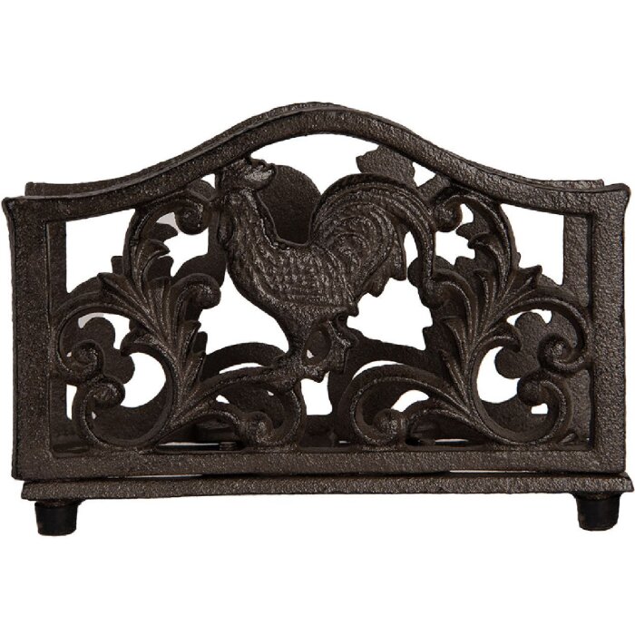 Clayre & Eef 6Y5755 Serviettenständer 17x6x12 cm Braun