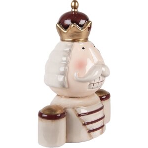 Clayre & Eef 6CE2250 Dekoration Nussknacker 17x12x23 cm