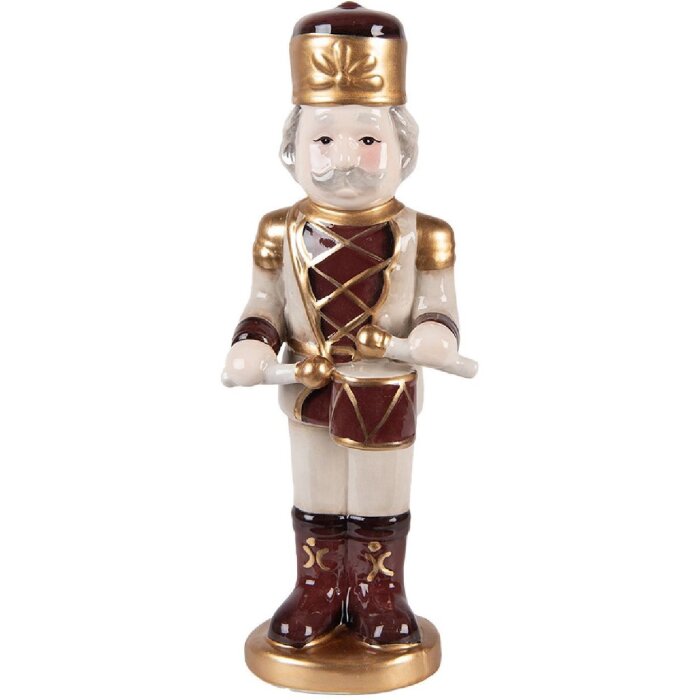 Clayre & Eef 6CE2258 Dekoration Nussknacker 8x8x25 cm