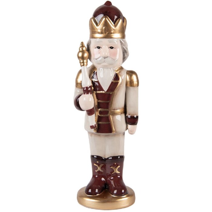 Clayre & Eef Spărgător de Nuci Bej Roșu 9x7x26 cm