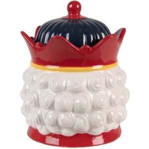 Clayre & Eef 6CE2266 Vorratstopf mit Deckel 16x19 cm