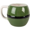 Clayre & Eef 6CEMU0217 Becher 14x11x9 cm Grün/Schwarz 450 ml