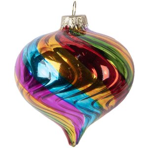 Clayre & Eef 6GL5133 Christbaumkugel Ø 8x8 cm...