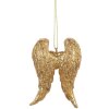 Clayre & Eef 6PR5641 Dekoration Hänger Flügel Goldfarben 6x2x9 cm
