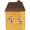 Clayre & Eef 6CE2268 Dekoration Haus mit LED 7x6x10 cm
