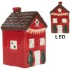 Clayre & Eef Decorațiune Căsuță LED 6x6x10 cm