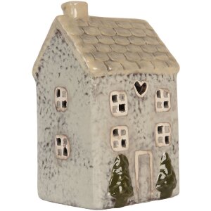 Clayre & Eef 6CE2278 Teelichthalter Haus 9x8x15 cm...