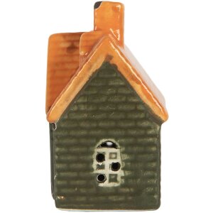 Clayre & Eef 6CE2282 Dekoration Haus mit LED 8x5x8 cm