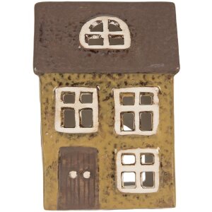 Clayre & Eef 6CE2286 Teelichthalter Haus 10x7x14 cm