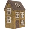 Clayre & Eef 6CE2286 Teelichthalter Haus 10x7x14 cm