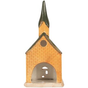 Clayre & Eef Suport Lumânare Casă 9x8x21 cm Dolomit