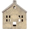 Clayre & Eef 6CE2289 Teelichthalter Haus 13x8x15 cm
