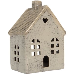 Clayre & Eef 6CE2290 Teelichthalter Haus 11x7x16 cm...