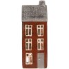 Clayre & Eef 6CE2295 Teelichthalter Haus 10x7x26 cm Braun Grau