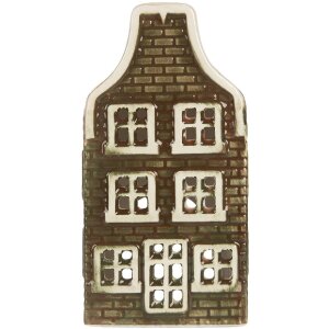 Clayre & Eef 6CE2298 Teelichthalter Haus 7x7x14 cm