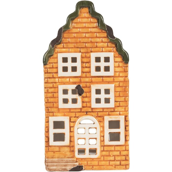 Clayre & Eef Suport Lumânare Casă 9x10x19 cm