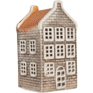 Clayre & Eef 6CE2304 Teelichthalter Haus 7x7x14 cm...